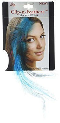 Mia Clip-n-Feathers Blue (3 Feathers)