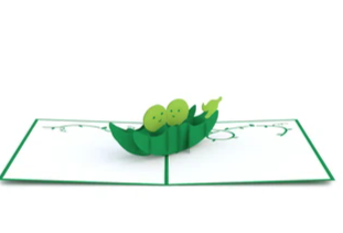 Lovepop Peas in a Pod Pop Up Card