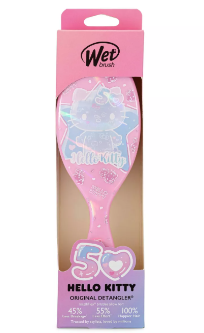 Wet Brush Hello Kitty 50th Anniversary Original Detangler- Pink