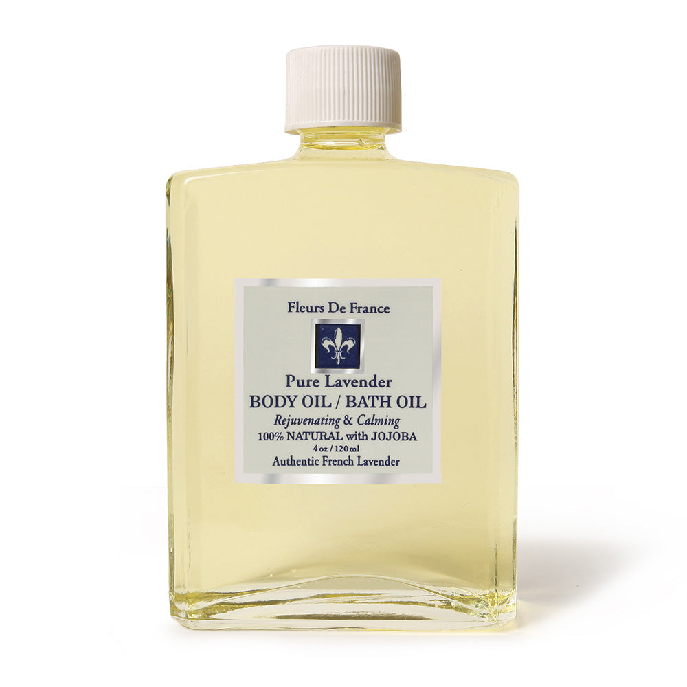 Fleurs de France Body Oil/Bath Oil -Pure Lavendar 4oz / 120ml