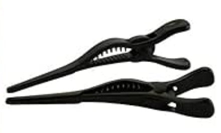 HAIRWARE Strong Grip Clips Black 4-Pack,
