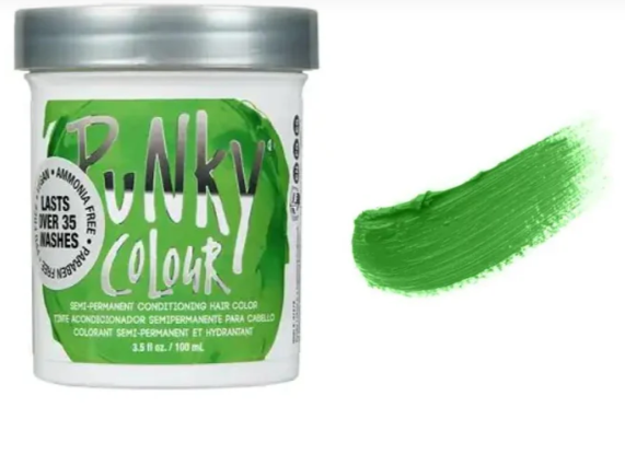 Jerome Russell Punky Hair Colour, Spring Green, 3.5 Oz-2 pack