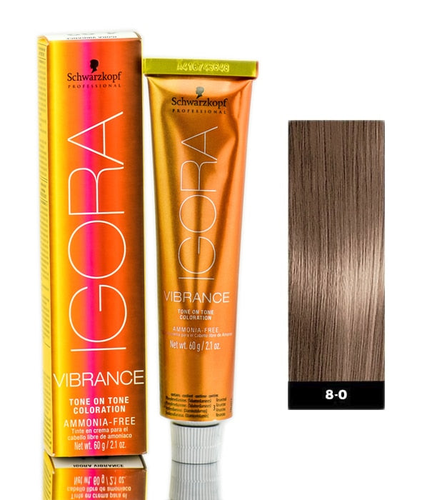 Schwarzkopf Igora Vibrance 8-0 Light Blonde-2 pack