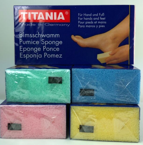Titania Mini Pumice Sponge - 3 pack