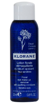 Klorane Blueberry Floral Water Make-up Remover 25ml 3pk