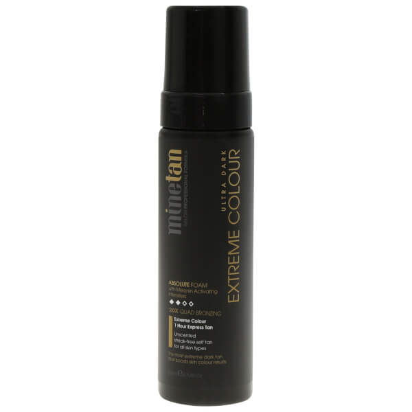 MineTan Limited Edition Extreme Color Absolute Self-Tanning Foam Ultra Dark 200mL