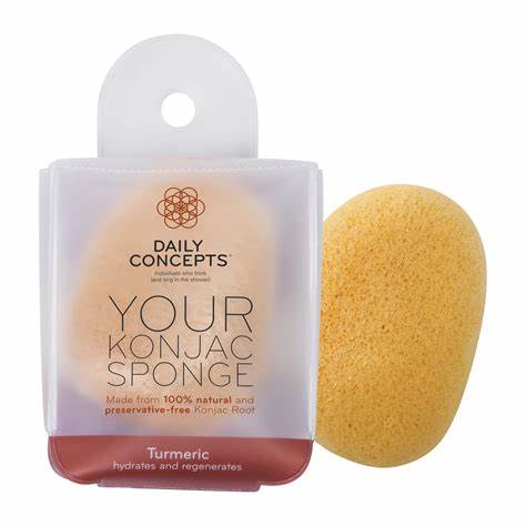 Daily Concepts Your Konjac Sponge Turmeric