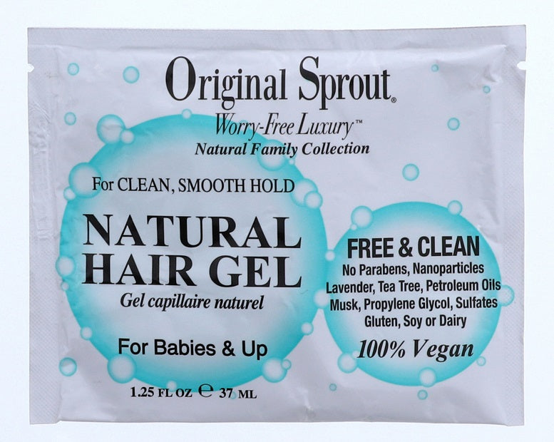 Original Sprout Natural Hair Gel, 1.25 oz- 3 Pack