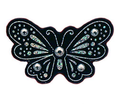 Mia Hair Stickers - Black Butterflies - Large (1 Piece)