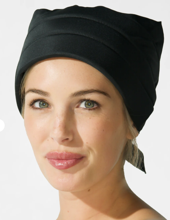 Betty Dain Crepe Topper-Black