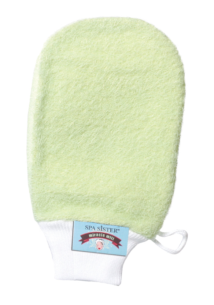 Spa Sister Miracle Bath Mitt,- Green