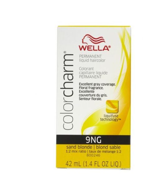 Wella Color Charm Permanent 9NG Sand Blonde 1.4 oz-2 pack