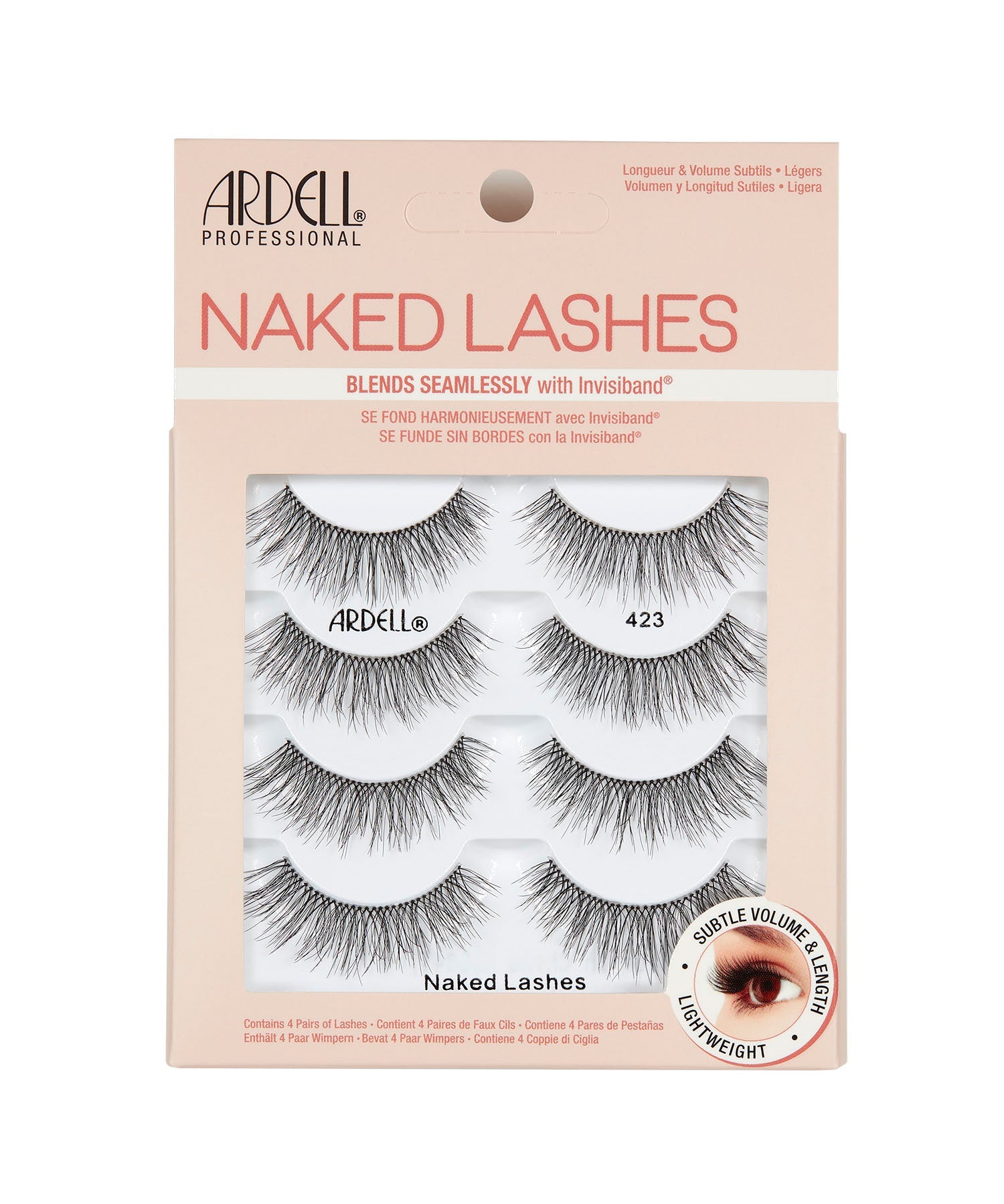 Ardell Naked Lashes 4 Pack 423