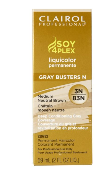 Clairol Soy4Plex 3N/83N Medium Neutral Brown-2 pk
