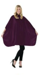 Betty Dain Shampoo Cape Velcro Closure Style 306 V/N-Burgundy
