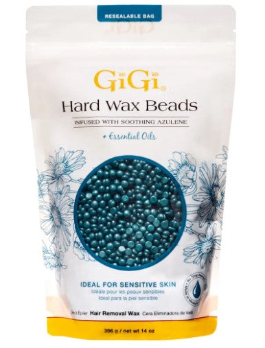 Hard Wax Beads Infused with soothing Azulene 14 oz