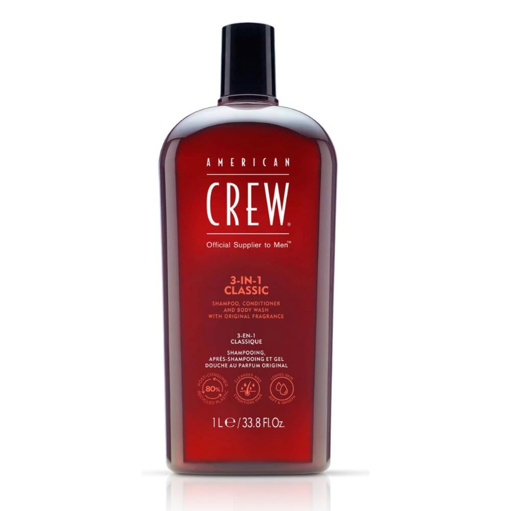 American Crew Shampoo, Conditioner & Body Wash 3-in-1 33.8oz