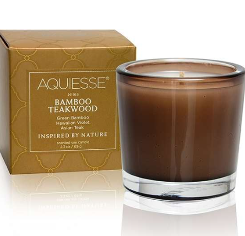 Aquiesse Bamboo Teakwood Candle 2.3 oz