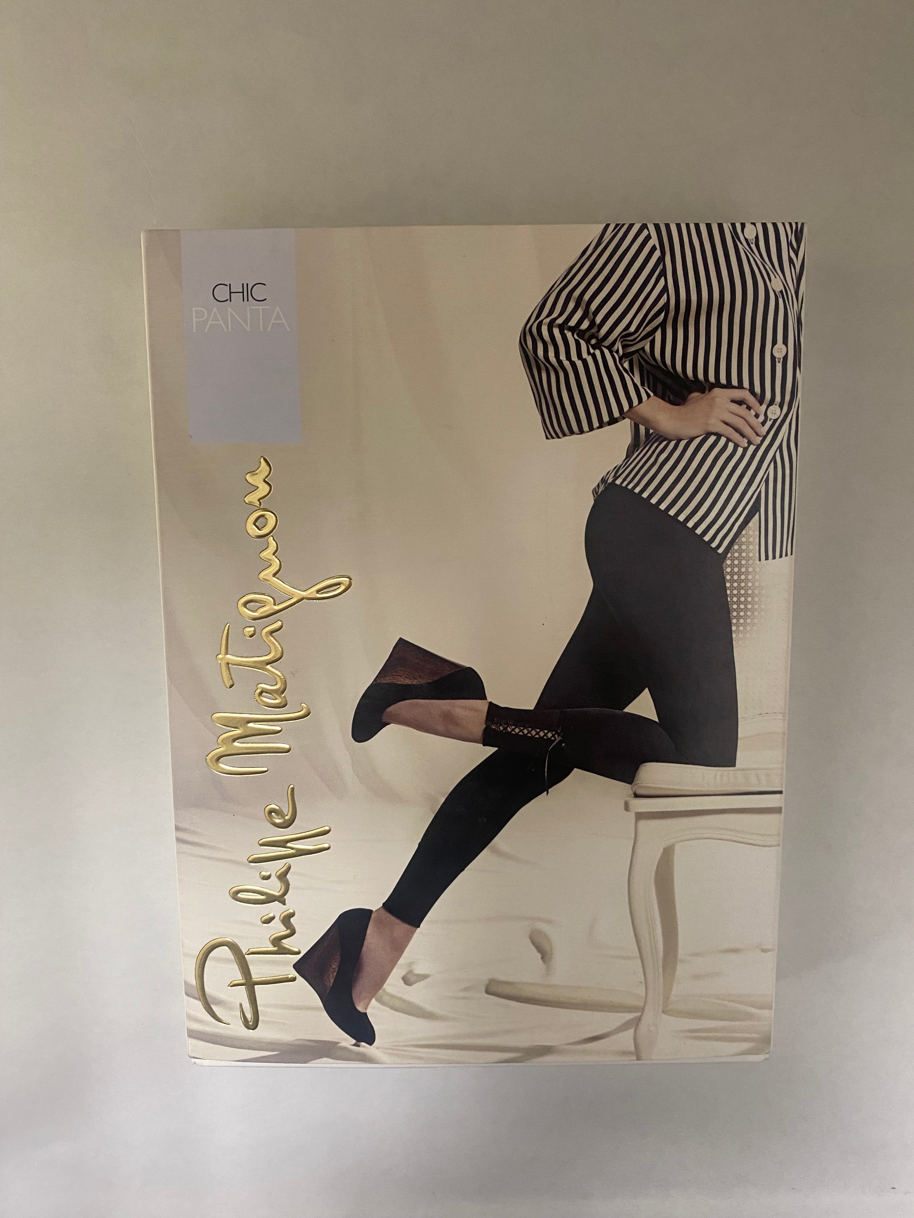 Philippe Matignon Chic Panta Black Leggings (Size L)