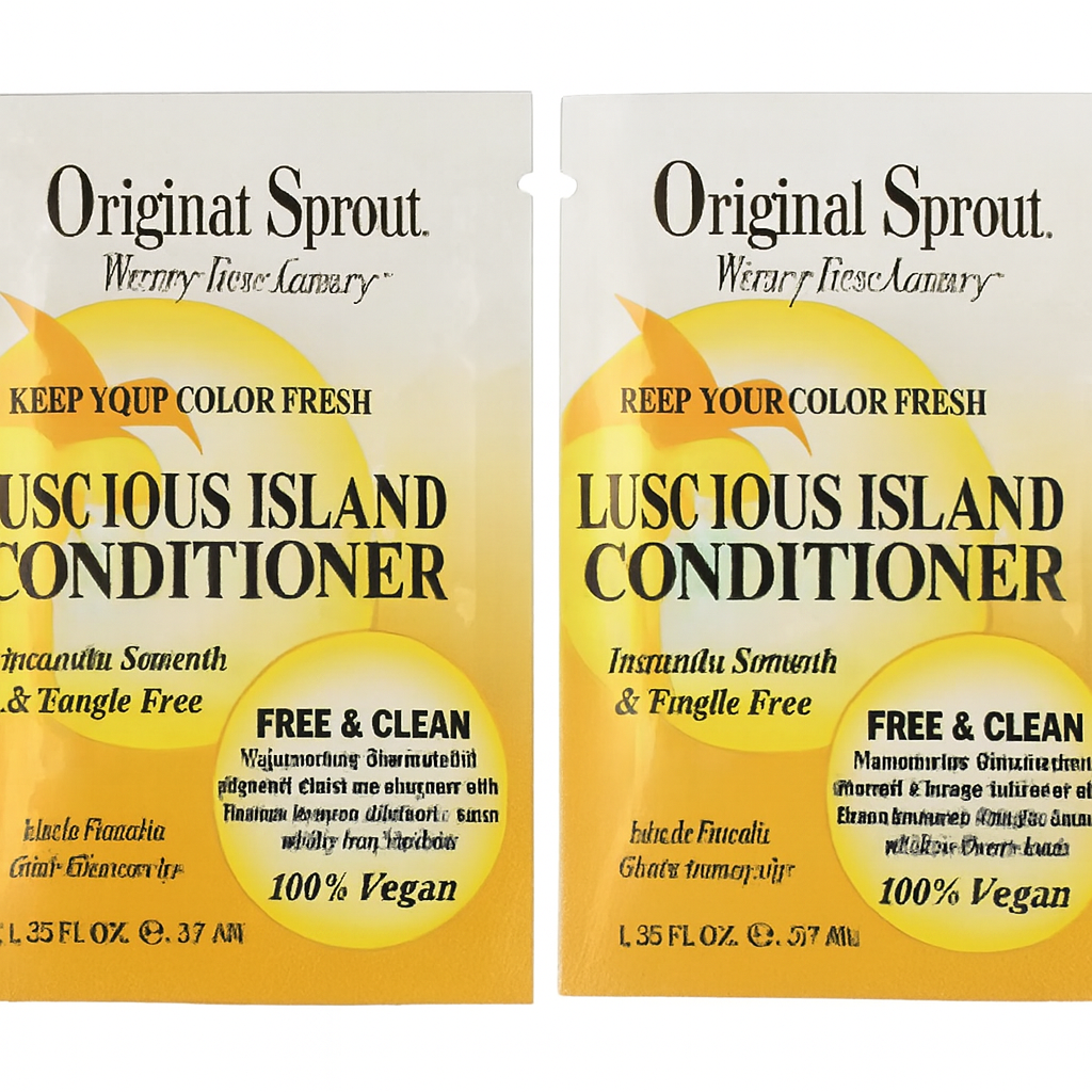 Original Sprout Luscious Island Conditioner Size 1.25 oz 2 pack