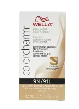 Wella Permanent Liquid Haircolor 9N/911 1.4 oz-(2-pack)