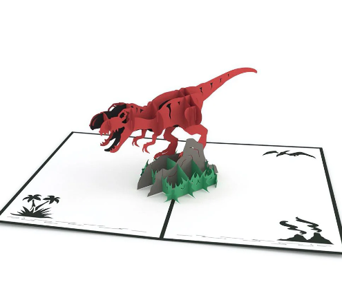 LOVEPOP 3D POP UP CARD "T-REX"