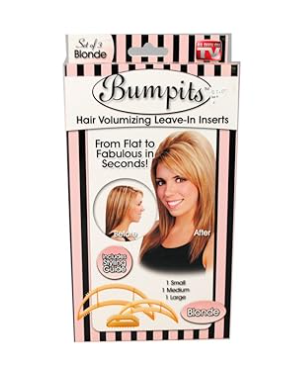 Bumpits Hair Volumizing Leave-In Inserts -Set of 3, Blonde