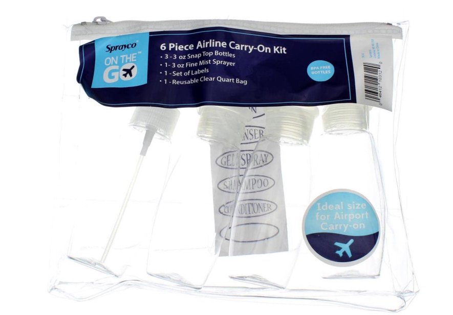 Sprayco Travel Bottle 3 oz 4 Count