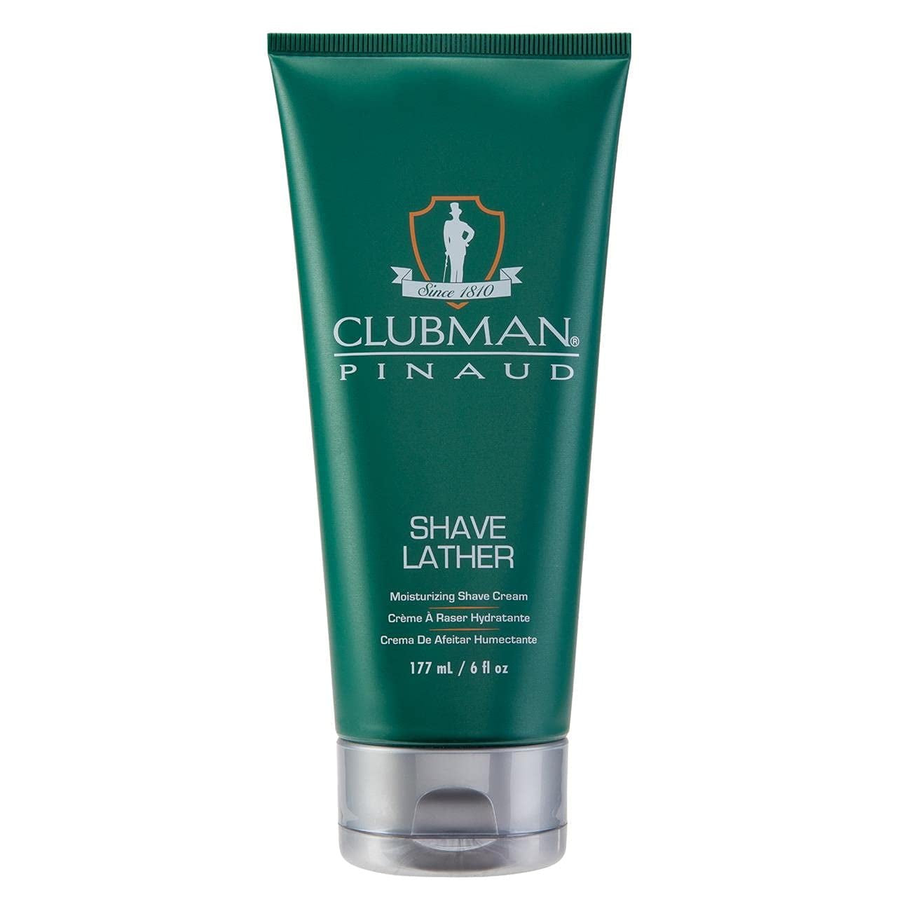 Clubman Pinaud Shave Lather Cream for Men, 6 fl oz - Moisturizing & Soothing