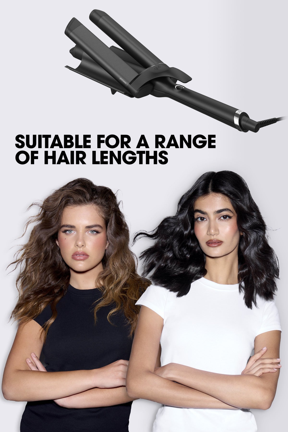 ghd Wave Triple Barrel Hair Waver - Professional Beach Waves Styling Tool