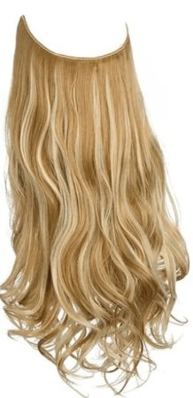 Hairuwear One-Piece Extensions 18" Wavy-Honey Blonde