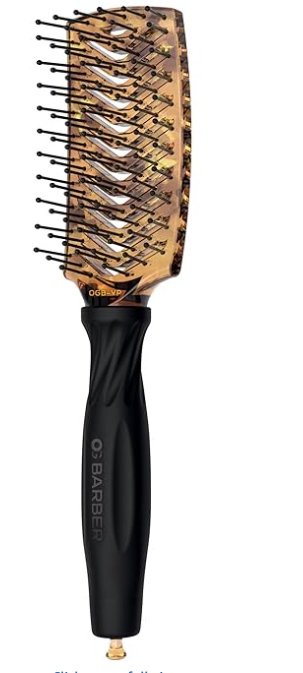 OG Barber Vent Paddle Brush with Ionic Technology for Hair Styling and Detangling