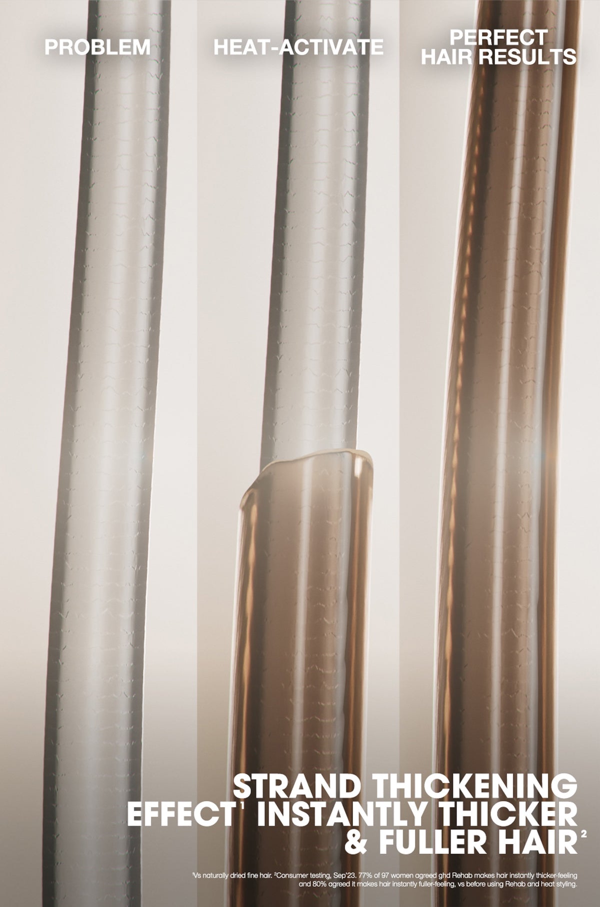 ghd REHAB Thickener Heat-Activated Leave-In Treatment for Fine, Thinning & Fragile Hair