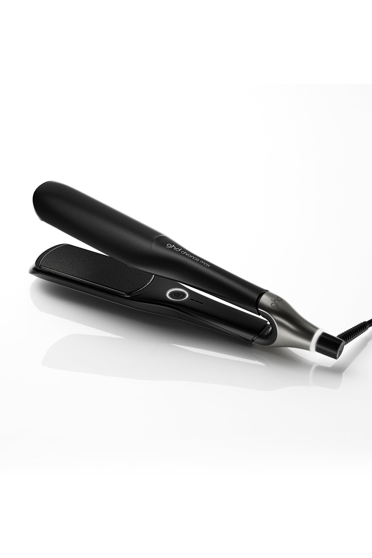 ghd Chronos Max 2" Flat Iron Styler - Black | Professional Ceramic Hair Straightener