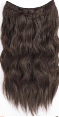 Hairuwear One-Piece Extensions 18" Wavy-Chocolate Brown