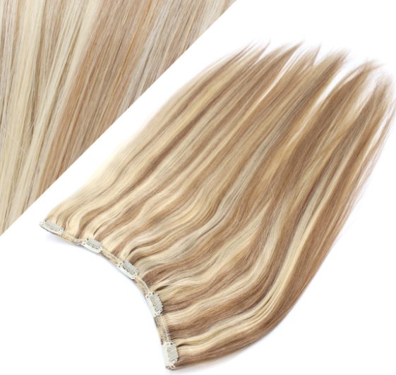 Hairuwear One-Piece Extensions 16" Straight Wheat Blonde