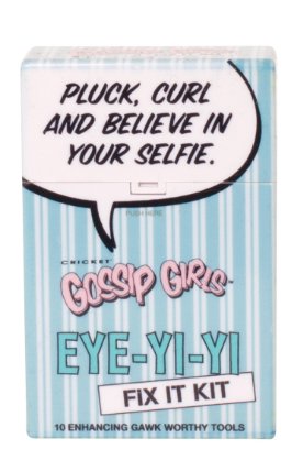 Cricket Gossip Eye-Yi-Yi Fix It Kit - 10-Piece Portable Makeup Tool Set with Travel Case