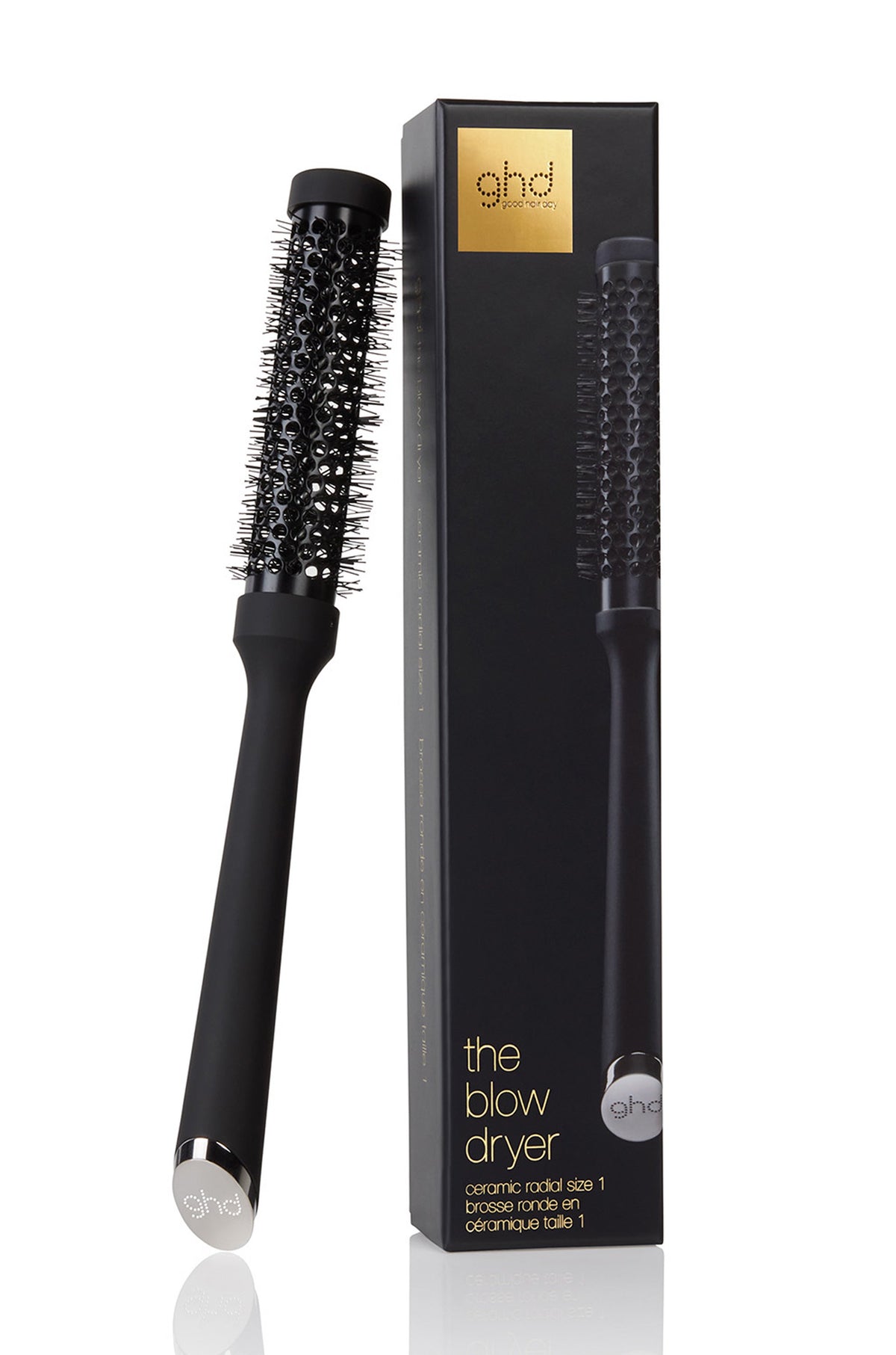 ghd Ceramic Vented Round Brush 1" (25 mm) for Blow-Drying Smooth, Volume and Bouncy Finish