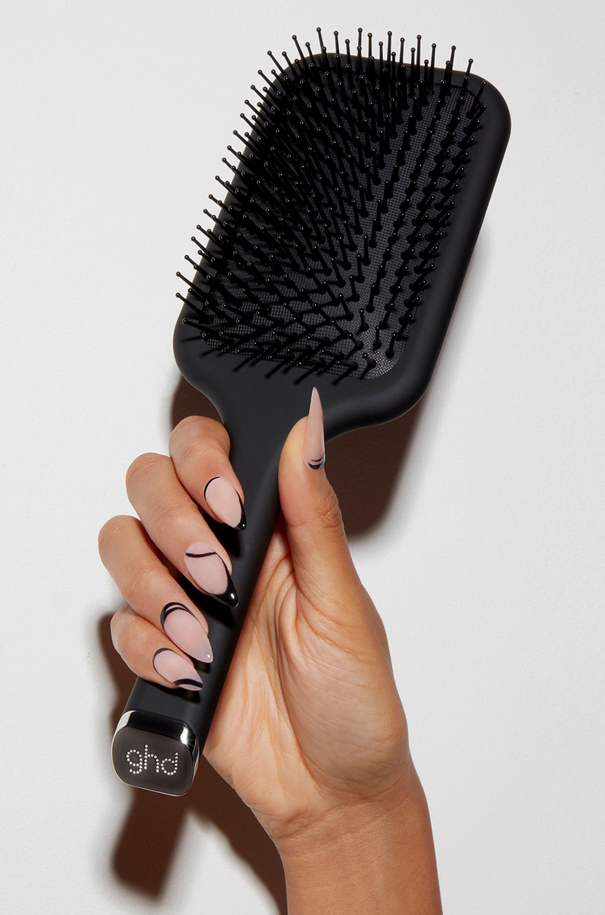 ghd All-Rounder Paddle Brush for Blow-Drying and Detangling, Static-Free, Mid to Long Hair