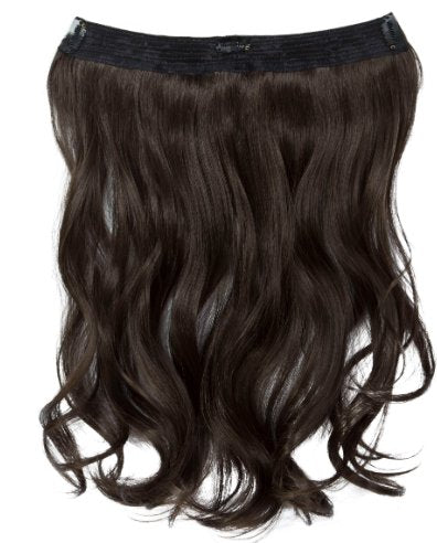 Hairuwear One-Piece Extensions 16" Straight Chocolate Brown