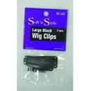 Soft 'N Style Large Wig Clips Black (Pack of 2)
