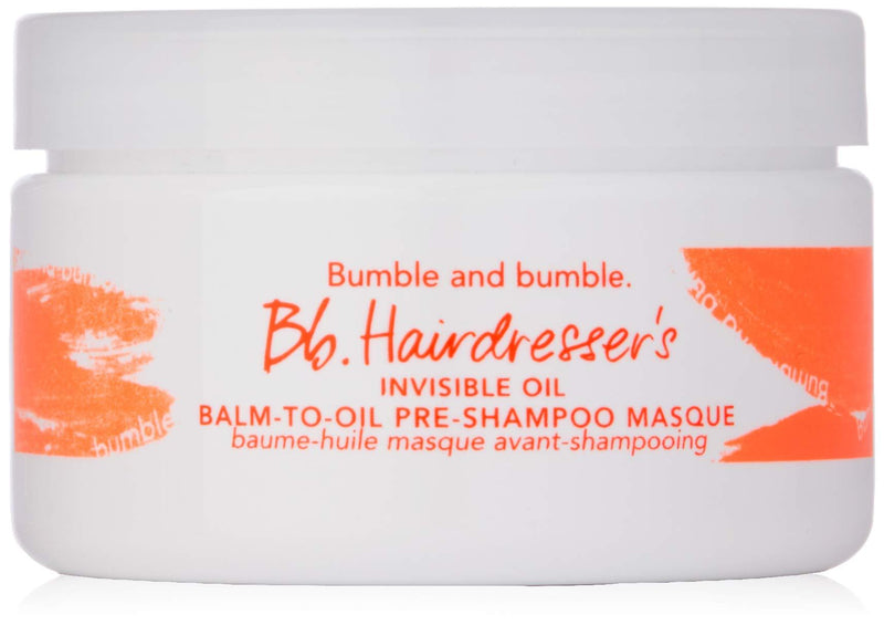 Hairdresser'S Invisible Oil Balm,-To-Oil Pre Shampoo, Masque By Bumble And Bumble - 3 Oz Ma