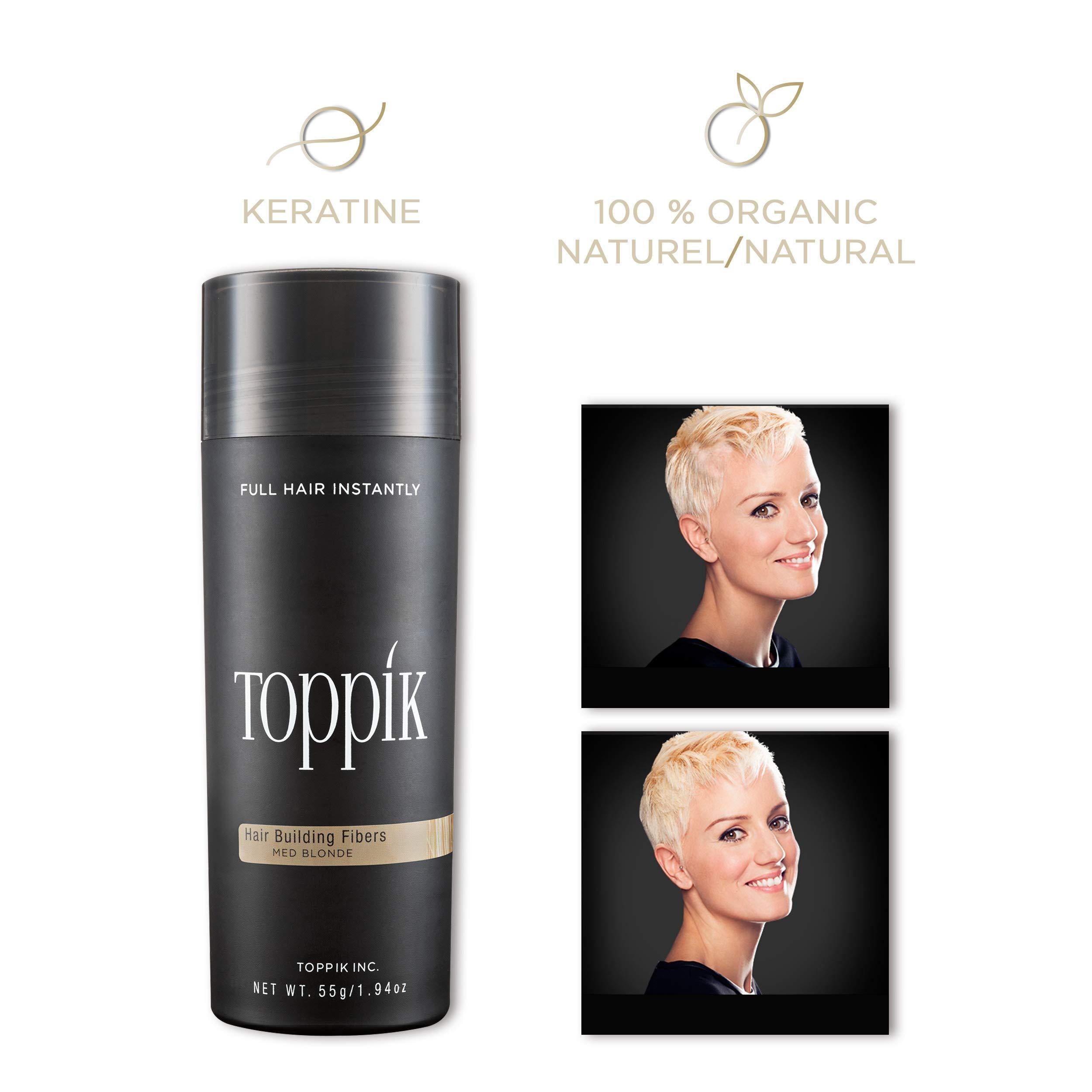 Toppik Hair Building Fibers Medium Blonde 1.94 Oz