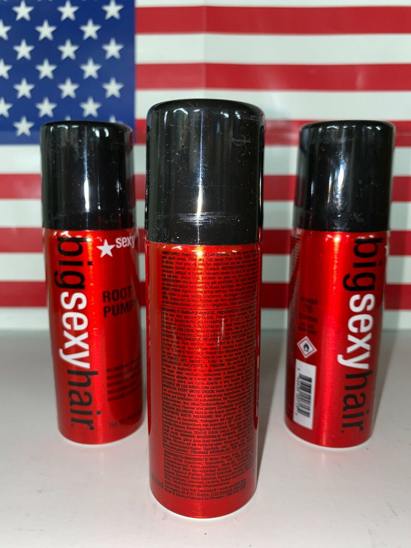 Big Sexy Hair Root Pump 1.6 oz. / 50mL (3 Pack Travel Size)