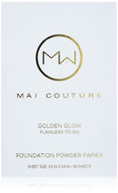 Mai Couture Foundation Powder Papier, Golden Glow, 50 Ct