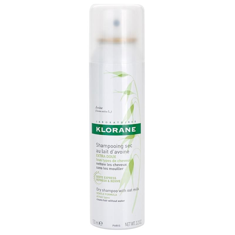 Klorane Gentle Dry Shampoo with Oak Milk - Aerosol 3.2oz