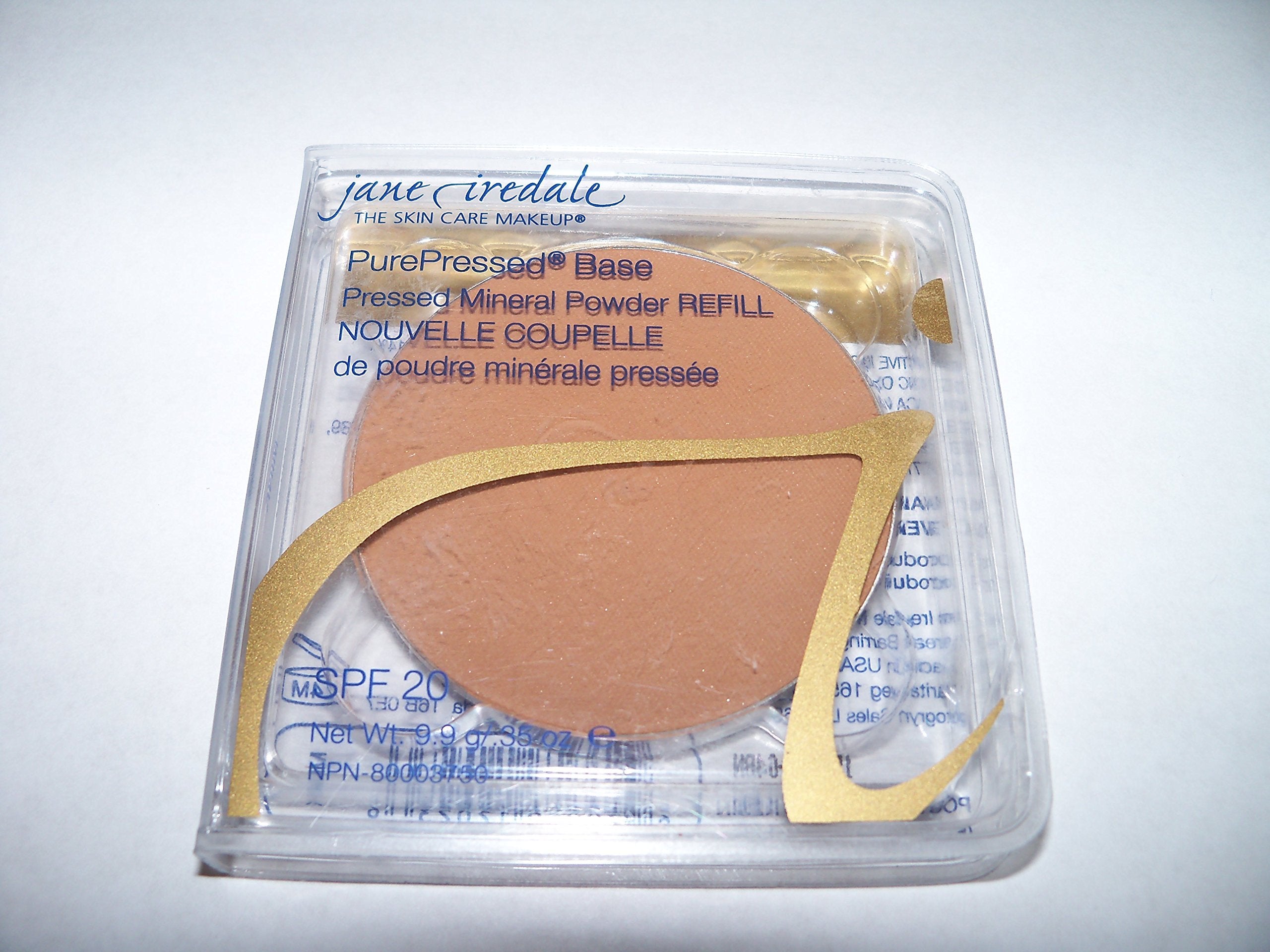 Jane Iredale PurePressed base Pressed Mineral Powder SPF 20 MAPLE .35 Oz REFILL