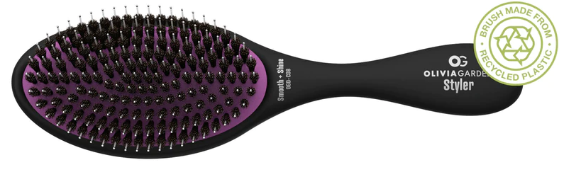 Olivia Garden Recycled OG Brush Collection 3-pc Black