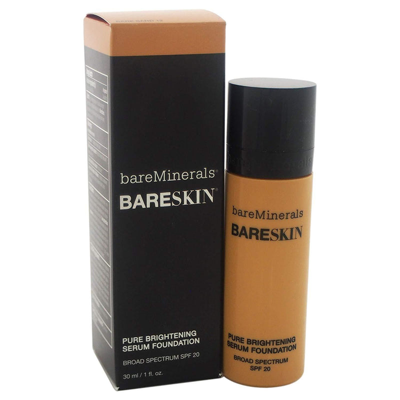 Bareminerals BareSkin Pure Brightening Serum Foundation SPF 20, Bare Sand, 1 Oz