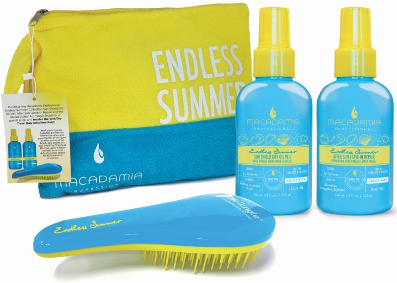 Sun Bunny..Purchase: the Sun Shield Dry Oil Veil 4.2 oz/125 ml: After Sun Leave In Repair 4 oz/125 ml and limited edition..Endless Summer No Tangle Brush for a special price                                                           ..Receive Free: the ...